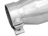 AFE aFe MACH Force-Xp 3in Inlet x 4-1/2in Outlet x 9in Length 304 Stainless Steel Exhaust Tip 49T30451-P09
