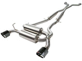 aFe Takeda 2-1/2in 304SS Cat-Back Exhaust Infiniti G37 08-13/Q60 14-15 V6-3.7 w/ Carbon Fiber Tips | 49-36103-C