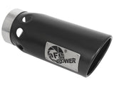 aFe Large Bore-HD 5 IN 409 SS DPF-Back Exhaust System w/Black Tip 20-21 GM Truck V8-6.6L | 49-44125-B