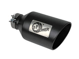 AFE aFe Power MACH Force-Xp 409 Stainless Steel Clamp-on Exhaust Tip Black 49T40801-B15