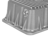 AFE aFe Street Series Engine Oil Pan Raw w/ Machined Fins; 11-17 Ford Powerstroke V8-6.7L (td) 46-70320