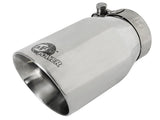 AFE aFe MACH Force-Xp Universal 304 SS Single-Wall Clamp-On Exhaust Tip - Polished 49T25354-P07