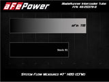 AFE aFe BladeRunner 2.5in Aluminium Hot Side Charge Pipe 15-20 Subaru WRX 2.0T - Black 46-20378-B