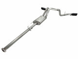 AFE aFe MACHForce XP Exhaust 3in SS Dual Side Exit CB w/ Black Tips 11-14 Ford F150 EcoBoost V6-3.5L TT 49-43056-B
