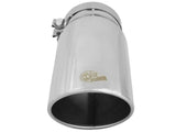 AFE aFe Universal Bolt On Exhaust Tip Polished 5in Inlet x 6in Outlet x 12in Long 49T50604-P12