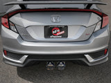 AFE aFe Takeda 3in 304 SS Cat-Back Exhaust System w/ Blue Tips 2017 Honda Civic Si I4 1.5L (t) 49-36618-L