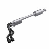 MBRP 2021+ Ford F150 Black Coated Dual Pre-Axle (Street Profile) 2.5in OD Tips 3in Cat Back Exhaust | S5219BLK
