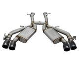 AFE aFe MACHForce XP 3in 304 SS Axle-Back Exhaust Dual Exhaust (NPP) w/ Black Tips 16-17 Camaro SS V8 49-34068-B