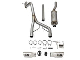 AFE aFe Rebel Series CB 2.5in Dual Center Exit SS Exhaust w/ Polish Tip 07-15 Jeep Wrangler 3.6L/3.8L V6 49-48056-P