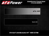 AFE aFe BladeRunner Intercooler Hot & Cold Side Tubes Combo 20-21 GM Trucks 3.0L (td) - Black 46-20454-B