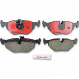 Rear Brake Pad Set (Premium Ceramic) - BMW E46 / E36 M3 / Z3 M / 5 Series / 7 Series (check fitment guide) | 34211162536-BRE