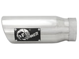 AFE aFe MACHForce-XP 304 Stainless Steel Polished Exhaust Tip 3.5in x 4.5in Out x 12in L Clamp-On 49T35456-P12