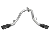 AFE aFe Atlas Exhaust 4in Dual DPF-Back Al Steel w/ Black Tips 16-17 GM Diesel Truck V8-6.6L (td) LML 49-04080-B