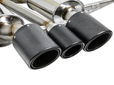 AFE aFe POWER Takeda 2-1/2in to 2-1/4in 304SS Catback Dual-Exit Exhaust 17+ Honda Civic Type R w/CF Tips 49-36616-C