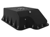 AFE afe Transmission Pan (Black); Ford Diesel Trucks 03-10 V8-6.0/6.4L (td) 46-70122-1