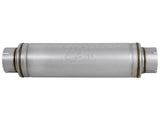 AFE aFe ATLAS Aluminized Steel Muffler 5in Center/Center 24in L x 7in Diameter - Round Body 49M00023