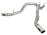 AFE aFe ATLAS 4in DPF-Back Alum Steel Exhaust System w/Dual Exit Polished Tip 2017 GM Duramax 6.6L (td) 49-04086-P