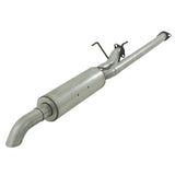 MBRP 09-11 Toyota Tundra Cat Back Turn Down Single Side Aluminized Exhaust | S5320AL