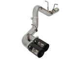 AFE aFe Victory Series 4in 409-SS DPF-Back Exhaust w/ Dual Black Tips 2017 GM Duramax V8-6.6L(td) L5P 49-44089-B