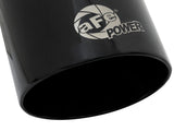 AFE aFe MACH Force-Xp Universal 409 SS Single-Wall Clamp-On Exhaust Tip - Black 49T25354-B07