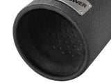 AFE aFe MACHForce XP Exhausts Tips SS-304 EXH Tip 3in x 4Out x 12L Bolt-On (blk) 49-92043-B