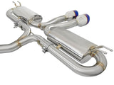 AFE aFe Takeda 3in 304 SS Cat-Back Exhaust System w/ Blue Tips 2017+ Honda Civic Si 4Dr I4 1.5L (t) 49-36621-L