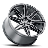 Adv1 ADV.1 ADV08 22" 5x112 Satin Black