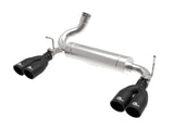 AFE aFe Rebel Series 2.5in 409 SS Axle-Back Exhaust System Black 07-18 Jeep Wrangler (JK) V6-3.6L/3.8L 49-48086-B