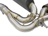 AFE aFe MACHForce XP 3in - 2 1/2in Axle Back 304SS Exhaust w/ Carbon Fiber Tips 16-17 BMW M2 (f87) 49-36333-C