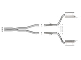 AFE aFe MACH Force-Xp 3in 304 SS Cat-Back Exhaust 15-20 Dodge Charger Hellcat V8-6.2L (sc) / 392 V8-6.4L 49-32070