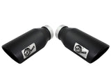 aFe Diesel Exhaust Tip Bolt On Black 4in Inlex x 6in Outlet x 15in | 49T40606-B15