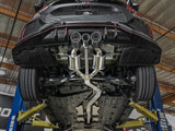 AFE aFe POWER Takeda 2-1/2in to 2-1/4in 304SS Catback Dual-Exit Exhaust 17+ Honda Civic Type R w/CF Tips 49-36616-C