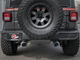aFe Rebel Series 2.5in 409 SS Cat-Back Exhaust w/ Black Tips 18-19 Jeep Wrangler (JL) V6 3.6L | 49-48076-B
