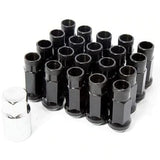 Aodhan Black Aodhan Extended Wheel Lug Nuts 21mm 14x1.5 (XT51) - Set of 20 AHLNXT511415BK