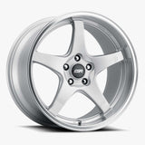 ESR Wheels 18x8.5 / 5x120 et30 / cb72.6 ESR Wheels AP5 18" 5x120 Hyper Silver w/ Machine Lip 88552030-APX5HS-ML