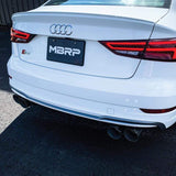 MBRP MBRP PRO Series Audi S3 3" Cat back Dual Exhaust System with CF Tips S46013CF