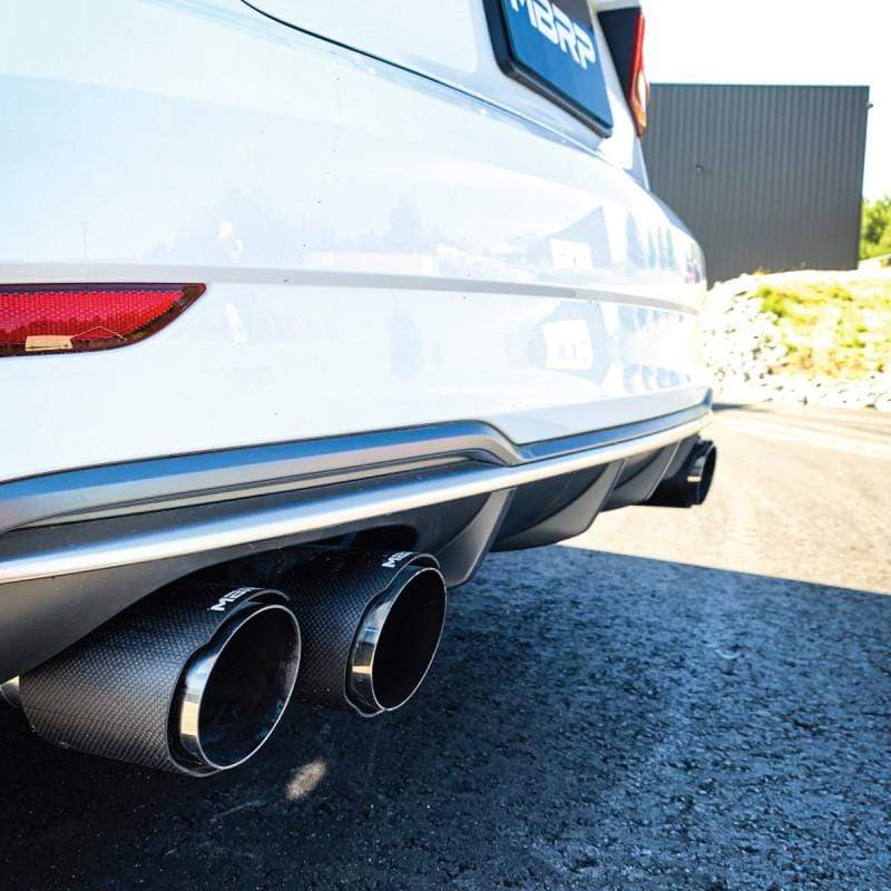 MBRP 2022+ Audi S3 3in Cat Back w/ Quad Carbon Fiber Tips- T304