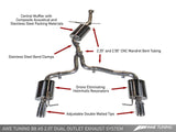 AWE Tuning Dual Outlet / Diamond Black AWE Tuning Audi A5 2.0T Exhaust System 3015-33026