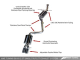 AWE Tuning Single Outlet / Diamond Black AWE Tuning Audi A5 2.0T Exhaust System 3015-23012