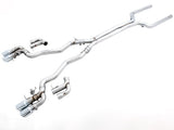 AWE Tuning Track Edition Axleback Exhaust - Chrome Silver Tips AWE Tuning Exhaust Suite - BMW F90 M5 3020-42069