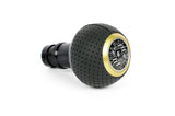 BFI Heavy Weight Shift Knob Black Anodized - Air Leather - Gold Top (964-997 Porsche Fitment) | GS2PS-G