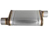 AFE MACH Force-Xp 409 SS Muffler 3in ID Offset/Offset x 4in H x 9in W x 14in L - Oval Body 49M00030