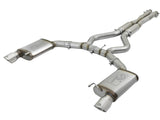 AFE aFe MACHForce XP 3in Sport Tone Cat-Back Exhausts w/ Polished Tips 15-17 Ford Mustang V6/V8 49-33087-P