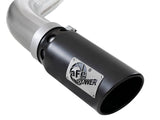 AFE aFe Atlas 4in Aluminized Steel DPF-Back Exh 18-19 Ford F-150 V6-3.0L (td) w/ Black Tip 49-03106-B