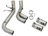 AFE aFe Victory Series 4in 409-SS DPF-Back Exhaust w/ Dual Polished Tips 2017 GM Duramax V8-6.6L(td) L5P 49-44089-P