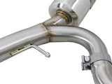 aFe Takeda 3in. to 2.5in. 304 SS C/B Exhaust 08-15 Mitsubishi Lancer EVO I4-2.0L (t) - Black Tips | 49-36701-B