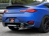 AFE aFe POWER Takeda 2.5in 304 SS CB Exhaust w/ Carbon Fiber Tips 17-19 Infiniti Q60 V6-3.0L (tt) 49-36134NM-C