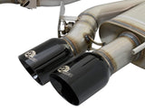 AFE aFe MACHForce XP 3in 304SS Cat Back Exhaust s/ Black Tips 16-17 Cadillac ATS-V V6-3.6L (tt) 49-34078-B