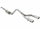 AFE aFe Rebel Series CB 2.5in Dual Center Exit SS Exhaust w/ Polish Tip 07-15 Jeep Wrangler 3.6L/3.8L V6 49-48056-P