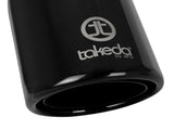 AFE aFe Takeda 304 Stainless Steel Clamp-On Exhaust Tip 2.5in.Inlet / 4in Outlet - Black 49T25404-B08